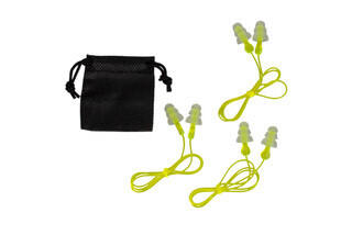 The Peltor Sport Tri-Flange Reusable ear plug hearing protection comes in a pack of three with storage case
